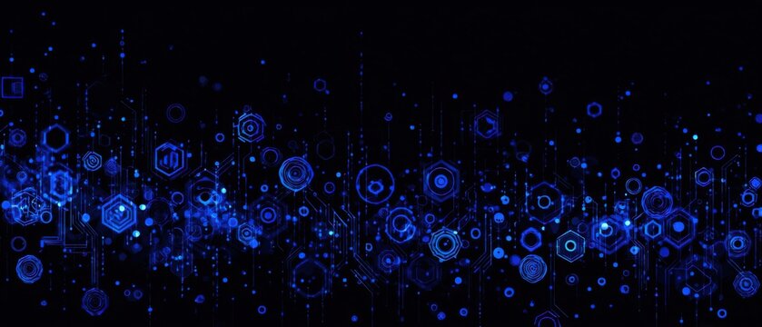 Abstract digital art display