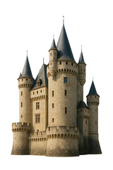 Fototapeta premium Majestic Stone Castle high quality realistic image.