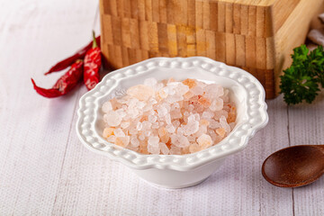 Himalaya pink salt for cooking