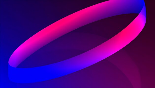 Abstract ring design in vibrant colors