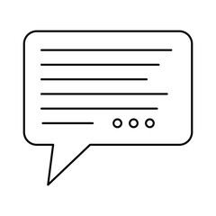 Speech Bubble for Chat Message