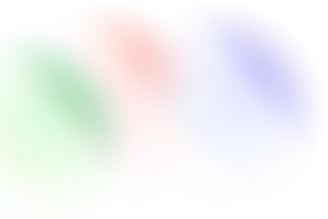 Pastel color gradient background isolated on transparent background