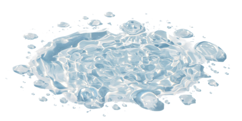 Water Splash: Capturing a stunning moment, a splash of water forms a unique and dynamic shape. It's a display of nature's art.