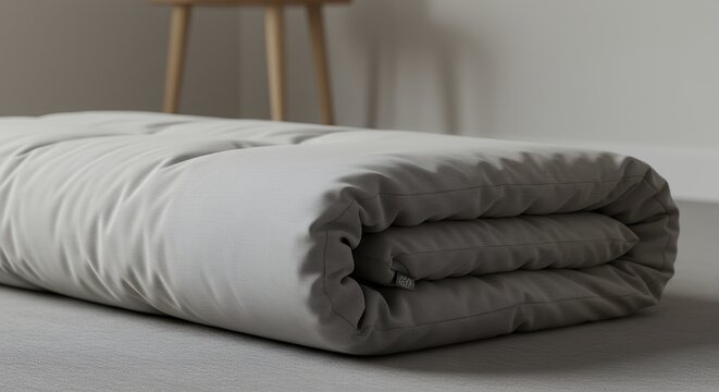 Folded futon mat interior