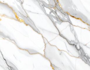 白大理石の高級テクスチャ &ndash; ゴールドとグレーの繊細なベイン模様Luxury White Marble Texture with Elegant Gold and Gray Veins &ndash; High Resolution Background	