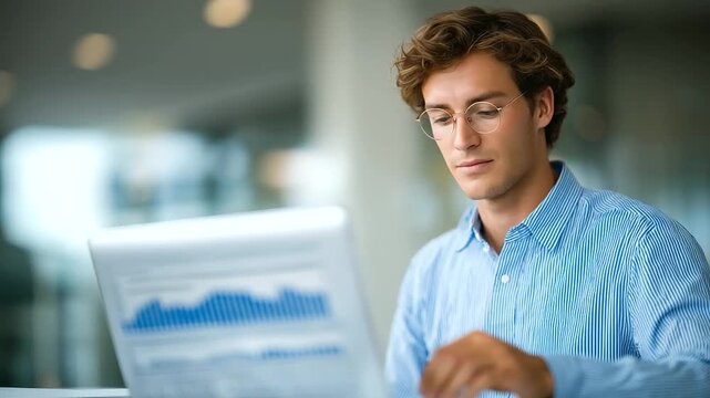 Data Scientist Analyzing Dataset in Jupyter Notebook