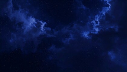 Fototapeta premium Starry night nebula clouds