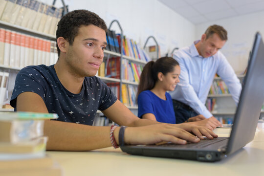 young active diverse team working in a business project