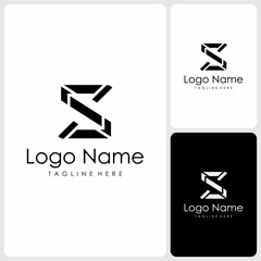 vector logo initial S. creative logo
