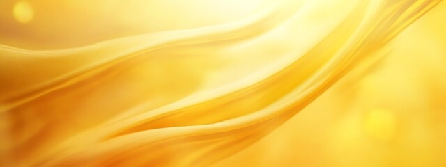 Abstract Orange and Yellow Draped Fabric Background