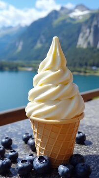 blueberry ice cream 
