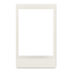 PNG Blank vintage photo frame template.