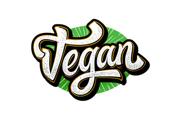 Tegan text effect with green background isolated on transparent background modern typography design for logo