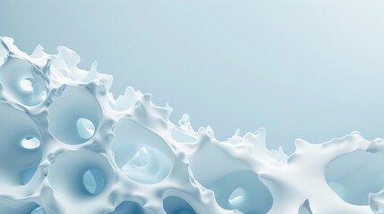 World osteoporosis day awareness design on bone health. Horizontal medical banner. Free space for text. Bone health and osteoporosis awareness, skeletal health. Copy space