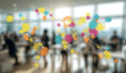 Abstract global network concept