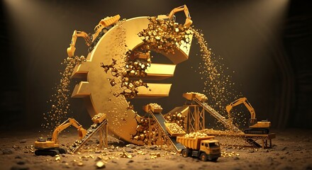 Demolishing the Euro Currency Symbol.