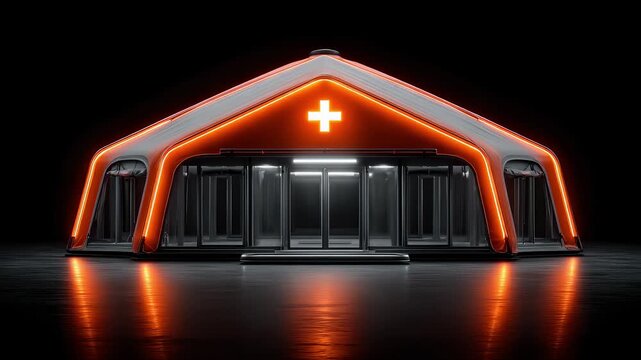 Futuristic Modular Hospital Building Design