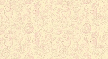 Delicate Pastel Fruit Pattern for Backgrounds and Designs.