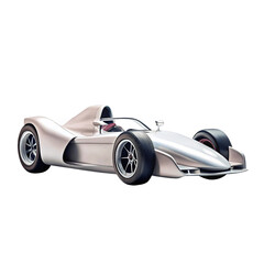 sports car isolated on white