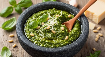 Fototapeta premium Delicious Pesto Recipe.