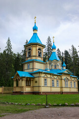 Church of Gethsemane Skete. Valaam. Church of the Dormition of Blessed Virgin Mary has been restored in our days