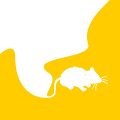 Versatile rodent vector image for t-shirt prints, sticker designs, DIY crafts, educational worksheets, and creative digital templates