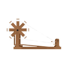 Handloom spinning wheel (Charkha)