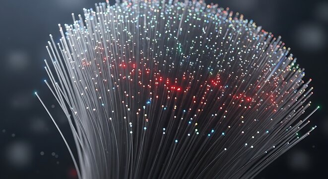 Fiber Optic Cable Network Technology.