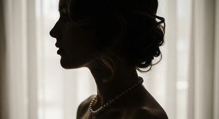 Silhouette of a woman