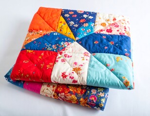 Colorful patchwork quilt