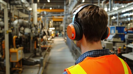 Worker safety headphones factory
