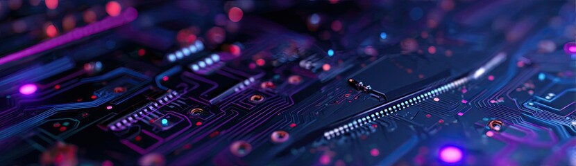 Abstract Circuit Board