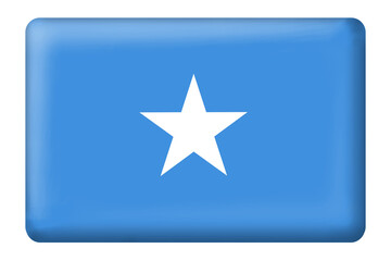 Somali flag square button shape on transparent background. Flag, travel country, national, Somali, mogadishu, language, education, presentation, business, element, digital, design, culture, print, etc