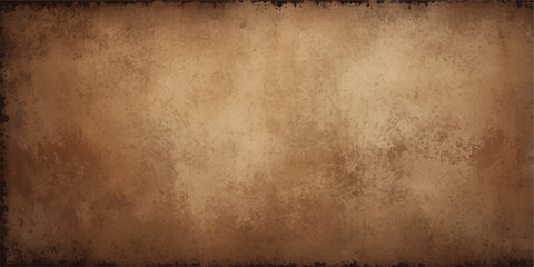 Vintage parchment texture with a worn brown and stained antique paper background