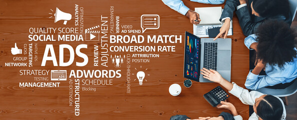A modern office setup showcasing a collaborative atmosphere where individuals analyze digital...