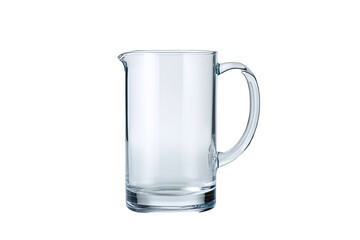 Clear glass pitcher with handle (7)