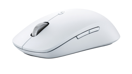 White wireless computer mouse (1)