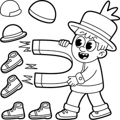 Single sneaker graphic outline illustration sport lifestyle footwear design