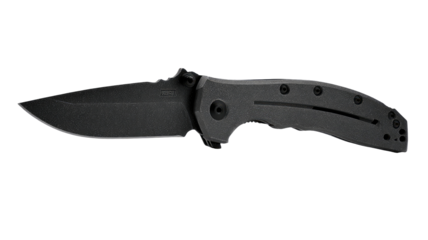 Bladed folding knife, dark gray/black