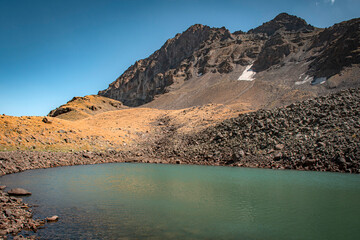 lake in the mountains