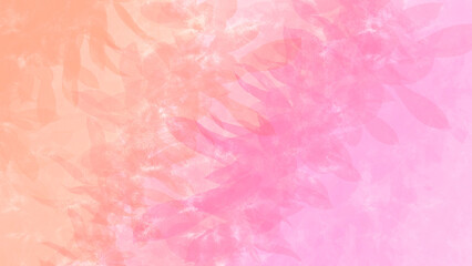 Pink Floral Brush Texture Abstract PNG Background