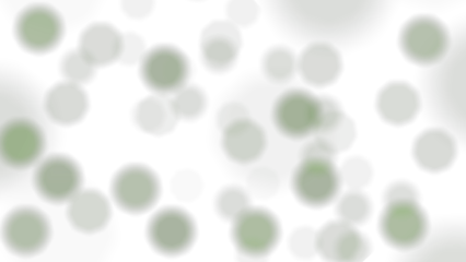 Abstract green bokeh lights for St. Patrick's Day celebration. Festive, magical circular particle effect image on a transparent background for holiday designs, overlays, and festive decoration.