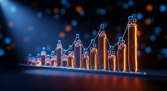 Pixel Art Treemap Clustering Against a Bokeh Background - Powered by Adobe