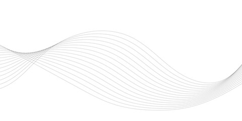Abstract wavy grey blend technology liens background. Digital frequency track equalizer. Abstract frequency sound wave lines and twisted curve lines background. Banner design background.	