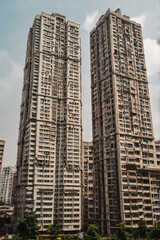 Naklejka premium modern apartment building