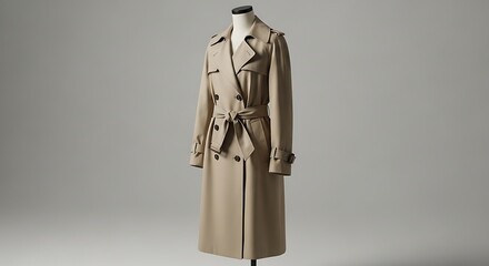 Trench Coat Beige Fashion Outfit