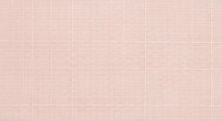 Fototapeta premium Light Pink Woven Fabric Texture Background with Subtle Grid Pattern
