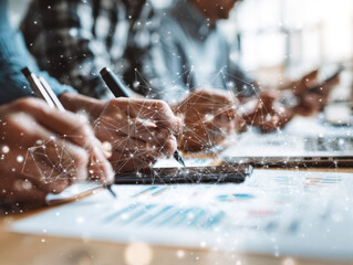 Collaborative innovation and digital connectivity in a modern business environment