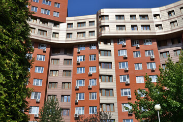 Brick house of the interesting architecture