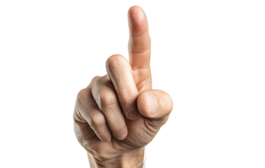 Close-up of a hand pointing upward (1)